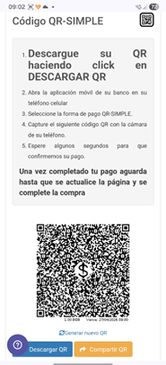 Configure su cuenta y cargue saldo