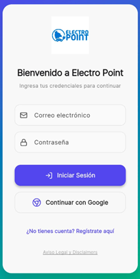 Configure su cuenta y cargue saldo
